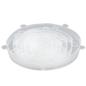 【6个装】食品级冰箱硅胶保鲜盖