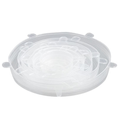 【6个装】食品级冰箱硅胶保鲜盖