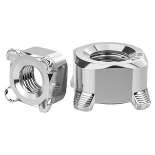 304不锈钢方形焊接螺母DIN928四方正方形四角点焊电焊螺丝帽大全