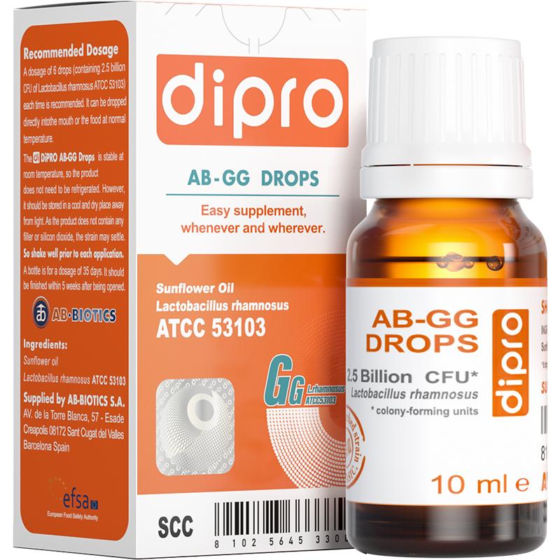 dipro迪辅乐gg儿童肠胃益生菌婴幼儿宝宝肠胃肠道活性菌滴剂10ml