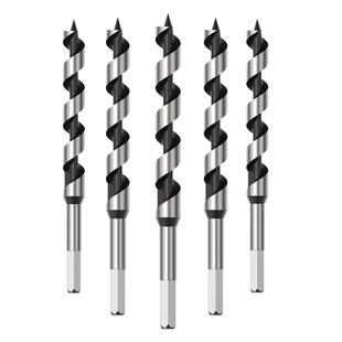 蓝胜深孔支罗钻木工专用六角柄手电钻木头门板开孔器加长麻花钻头