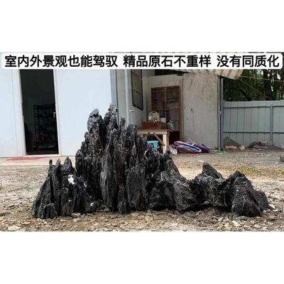 英德石青龙石酸洗附树鱼池鱼缸主峰花园盆景户外造景装饰奇石摆件