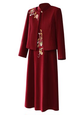 喜婆婆喜妈妈婚宴装礼服裙