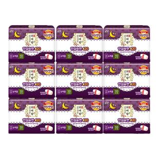 LG韩国直邮贵艾朗贵爱娘姨妈巾草本卫生巾防侧漏夜用42cm10片*9包