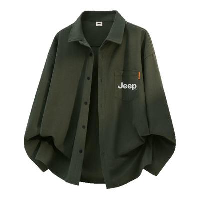 JEEP吉普衬衫外套女2025新款秋季流行风格小个子灯芯绒长袖衬衣A