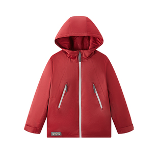 【700蓬鹅绒服】NAUTICA男童女童三防羽绒服儿童冬季户外保暖