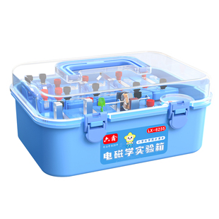 【小学四年级科学实验套装】上下册岩石矿物小学生电路初中物理实验器材全套电灯泡电力电学电磁实验箱儿童J1