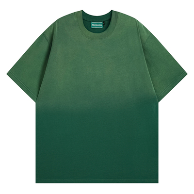 高级感渐变别致宽松短袖T恤夏