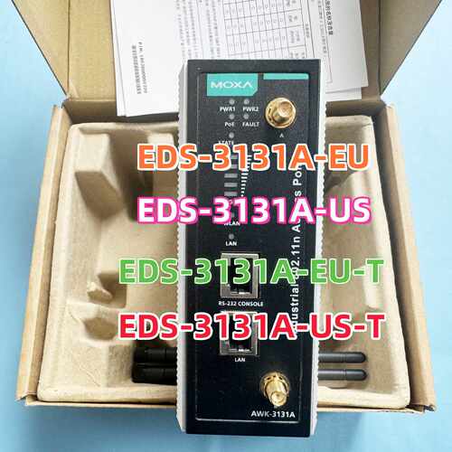议价MOXA摩莎 AWK-3131A-EU-T/US-T 工业无线以太网桥 宽温原装