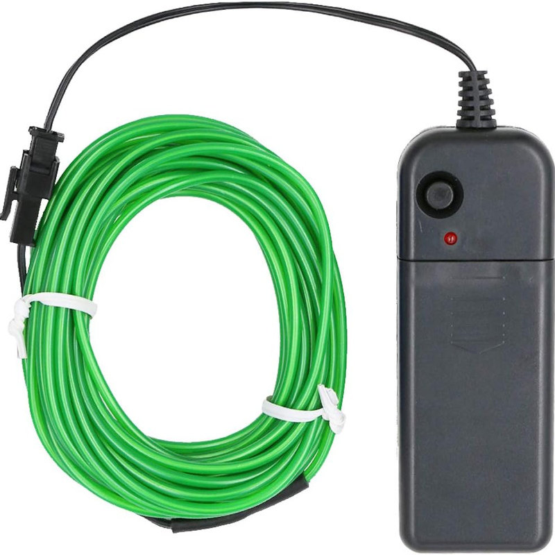 360发光电池款灯带超细霓虹灯手工DIY灯带EL冷光线发光线USB灯条
