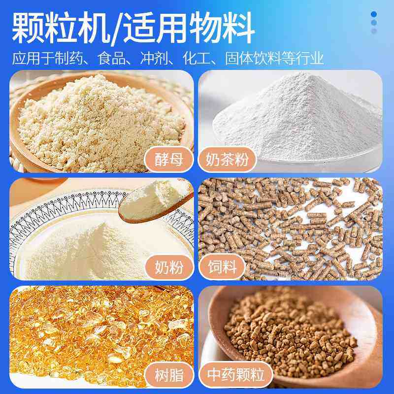 祥明旋转式造粒机 中药粉末板蓝根感冒冲剂颗粒机 食品鸡精制粒机