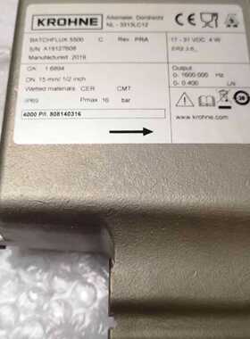 议价科隆krohne流量计BATCHFLUX 5500C 科隆电磁流量计
