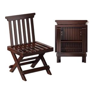 可折叠小凳子家用矮凳客厅实木儿童小板凳结实耐用带靠背椅子创意