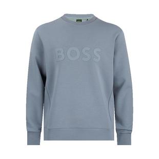 Hugo Boss雨果-博斯男经典logo贴花全棉套头卫衣男士2026新款XY