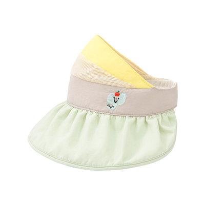 婴儿防晒帽大檐防紫外线空顶帽