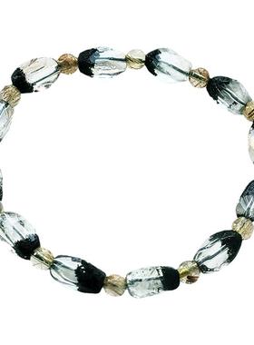 手工打磨巴西绿幽灵手链项链男女