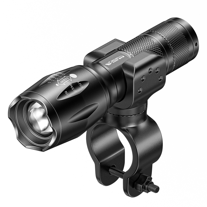 自行车灯前灯夜骑强光超亮手电筒单车充电夜间山地车车灯骑行装备