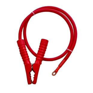 一根汽车启动电源连接线红黑强启搭电宝UPS逆变器带夹子25平方3米