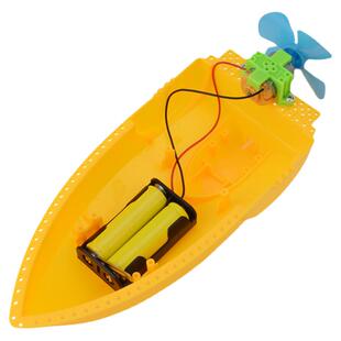 科技小制作空气动力快艇科学小实验电动幼儿园手工玩具材料包diy