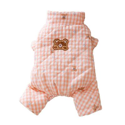 狗狗衣服2025新款冬装比熊泰迪雪纳瑞四脚棉服小型犬宠物小狗衣服