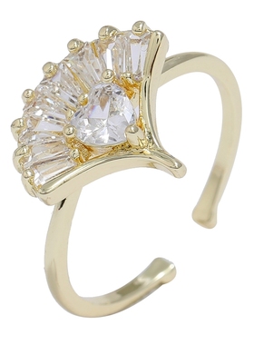 轻奢韩国微镶锆石叠戴百搭戒指环