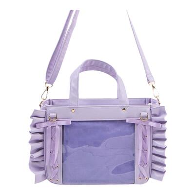 WEGO荷叶边痛包螃蟹手拎斜跨二次元小食量吧唧痛文化谷子官方正品