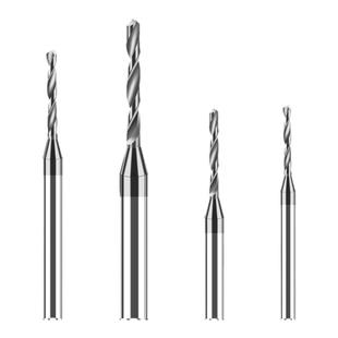 整体硬质合金钨钢涂层钻头加硬定柄钻微小径不锈钢专用麻花钻D3柄