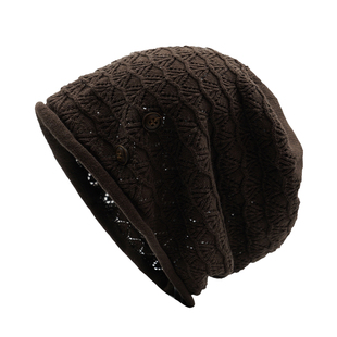 GULESWYCAP秋冬新款复古日杂风针织堆堆帽子男女百搭包头保暖冷帽