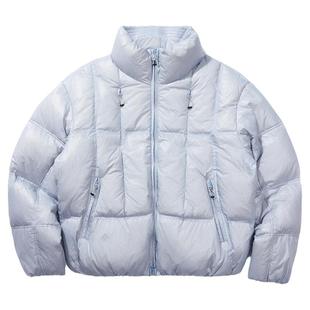 瞬时山野Monterest户外800蓬90白鸭绒防泼水格子绗缝保暖羽绒服女