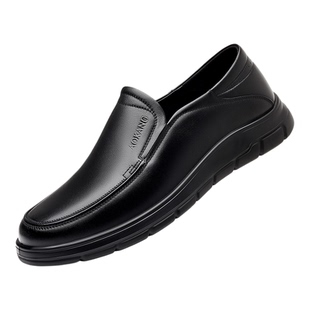 奥康 男鞋2026春季新款男士商务休闲皮鞋真皮软底透气中年爸爸鞋H