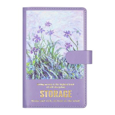 油画存钱本可放现金一万元钞票