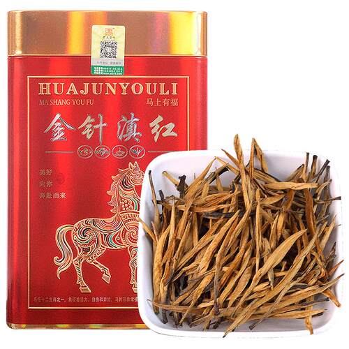 君点2026春茶云南红茶特级大金针滇红茶散茶罐装250g蜜香新茶醇和