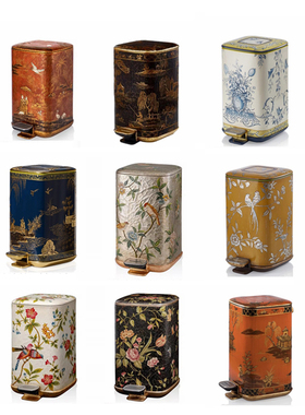 垃圾桶欧式客厅美式法式奢华