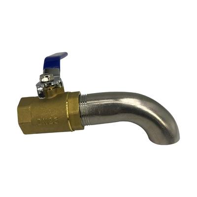 煮面桶排水阀汤面炉300WOG铜球阀