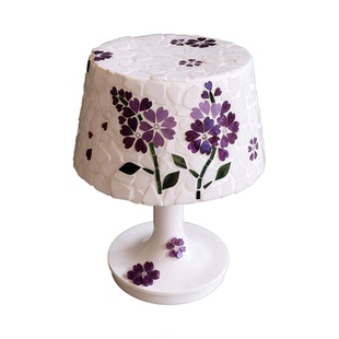 手工DIY马赛克台灯材料包创意 益智玩具灯成人桌面摆饰礼物调光灯