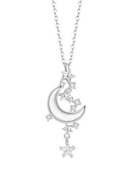 月溅星河贝母项链纯银情人节礼物