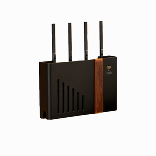 路由器放置架实木wifi收纳盒机顶盒隐藏收纳架墙上挂架遮丑置物架