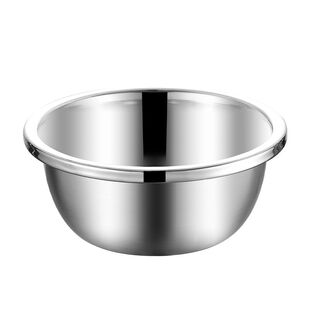 304特厚不锈钢盆食品级洗菜盆加深盆子家用厨房和面洗水果料理盆