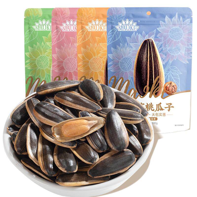 毛嗑瓜子1斤大颗粒原味焦糖