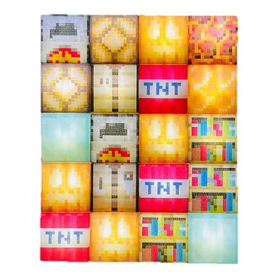 发光我的世界磁力方块！！