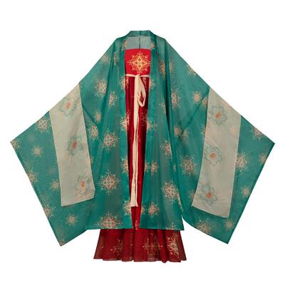 唐风汉服女中国风大袖衫齐胸