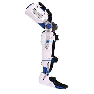 髋膝踝足矫形器膝关节固定支具可调膝盖行走助力架骨折护具外展架