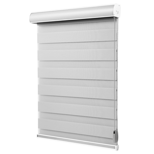 美尔耐卫生间柔纱帘卷帘免打孔浴室厨房厕所窗户遮挡遮光百叶窗帘