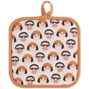 SADULT可爱橙色耐高温隔热防烫垫砂锅垫汤碗垫子杯垫布艺餐桌餐垫