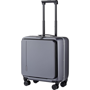 前开盖迷你小型15寸拉杆行李旅行密登机长箱手提电脑仓扩展轻便16