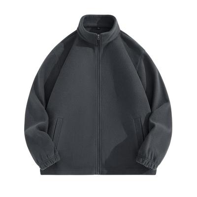 班尼路摇粒绒外套男立领冬季夹克