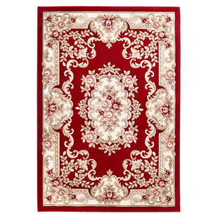 东升 新西兰纯羊毛地毯 手工雕花欧式奢华家用客厅茶几毯卧室地垫