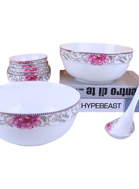【皇家花园】天顺陶瓷轻奢网红乔迁餐具2023新款碗碟套装家用组合
