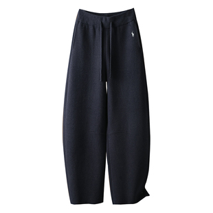 高级感秋冬加厚弯刀裤女宽松显瘦香蕉裤垂感百搭休闲阔腿裤镰刀裤