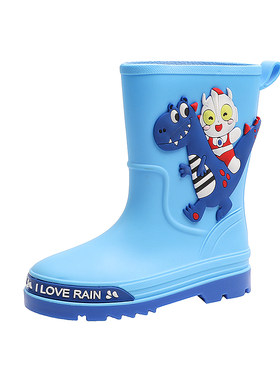中筒卡通儿童雨鞋小孩子防滑胶鞋